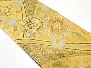 鳳凰に華紋・桜模様織り出し　振袖用袋帯